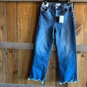 Zenana Distressed Blue Jeans